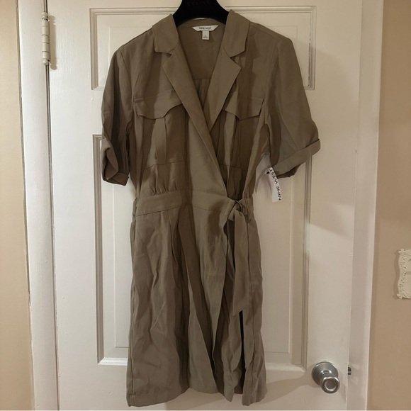 Nine West Dresses & Skirts - Nine West NWT Khaki Wrap Dress olive green